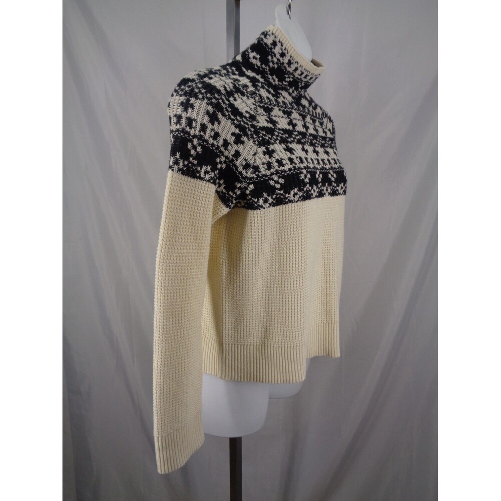 Columbia Pine Street Jacquard Pullover Sweater Size XL Fair Isle Turtleneck New - Picture 5 of 13